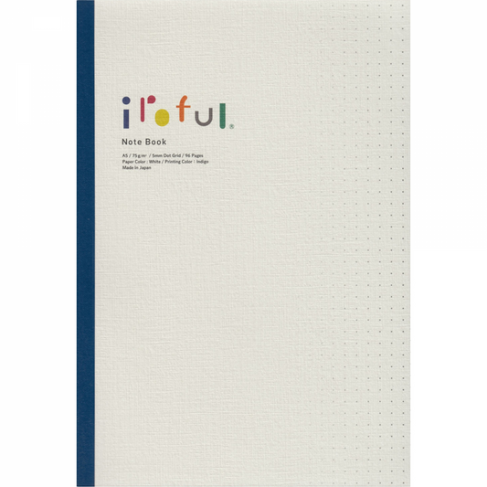 Iroful A5 Notebook Dotted Grid 5mm 96 pages