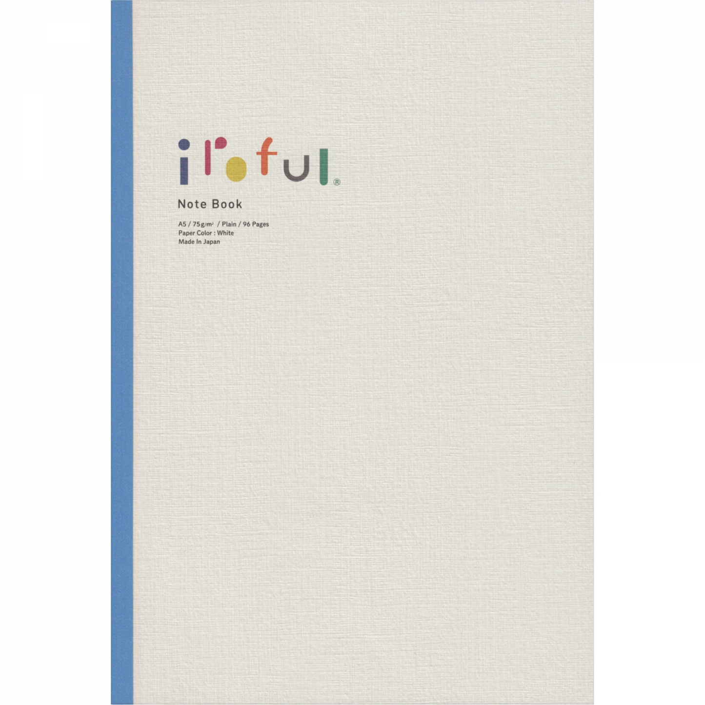 Iroful A5 Notebook Plain 96 pages