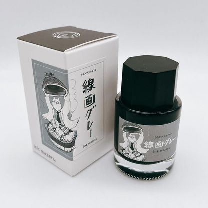 Karashi soell x ink mazeru Line art Gray