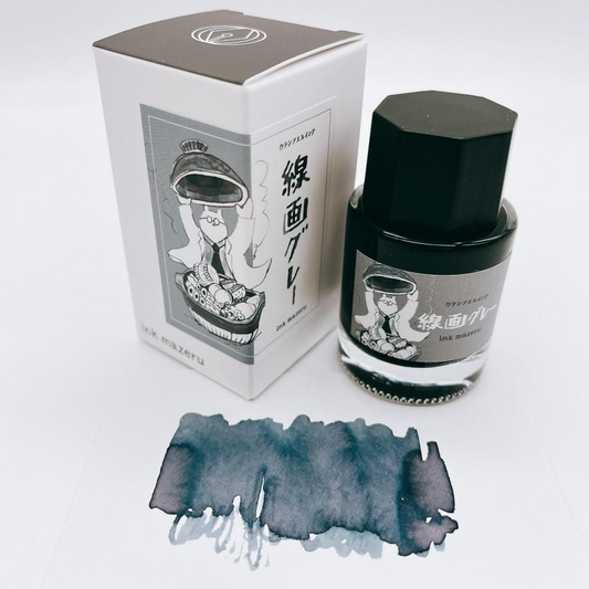 Karashi soell x ink mazeru Line art Gray