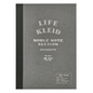 KLEID & LIFE Noble Note Notebook Charcoal B6 Grid 2mm