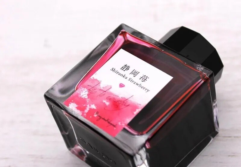 Kobayashi Shizuoka Original Fountain pen ink- Shizuoka Strawberry