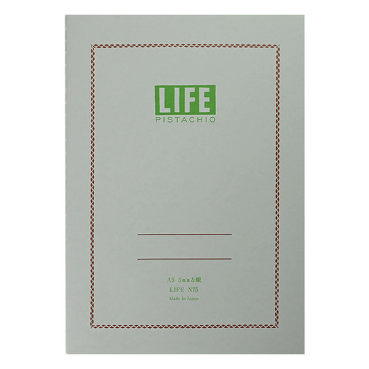 LIFE Pistachio Notebook A5 Grid