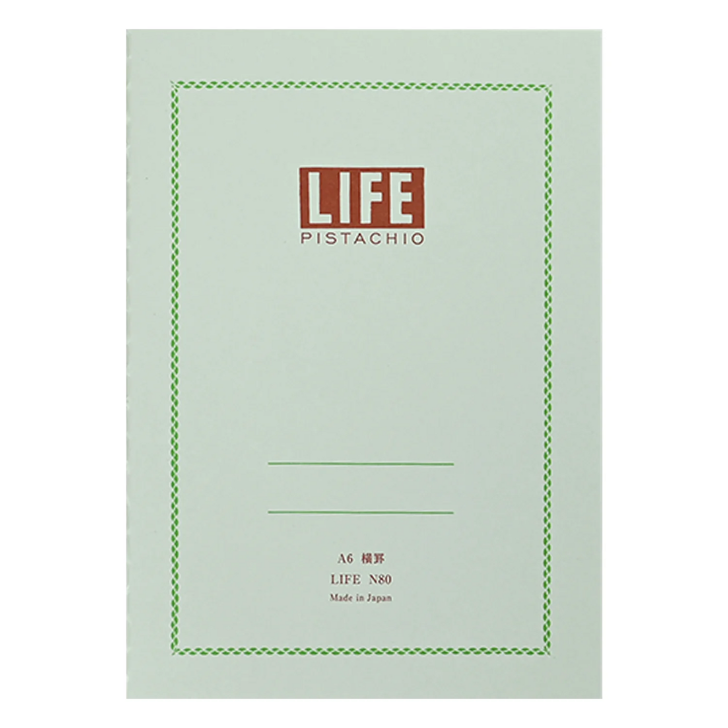 LIFE Pistachio Notebook A6 Ruled