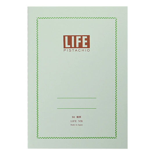 LIFE Pistachio Notebook B6 Ruled