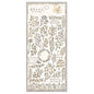 Mind Wave Sticker Sheet Decor Sepia