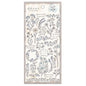 Mind Wave Sticker Sheet Decor Iron Blue