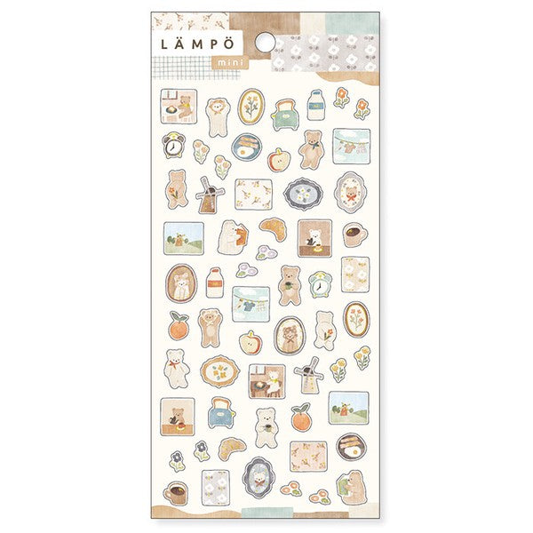 Mind Wave Sticker Sheet Lampo Mini Morning Bear