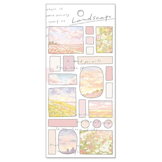 Mind Wave Sticker Sheet Landscape Golden hour