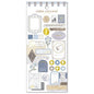Mind Wave Sticker Sheet Libre collage Blue