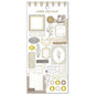 Mind Wave Sticker Sheet Libre collage Ivory