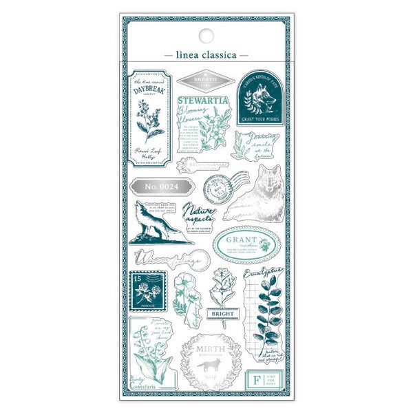 Mind Wave Sticker Sheet Linea Blue