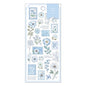 Mind Wave Sticker Sheet Oshibana Seal Hyacinth