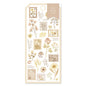 Mind Wave Sticker Sheet Oshibana Seal Ivory