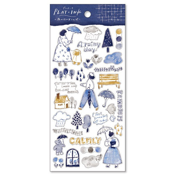 Mind Wave Sticker Sheet Play Ink A Rainy Day