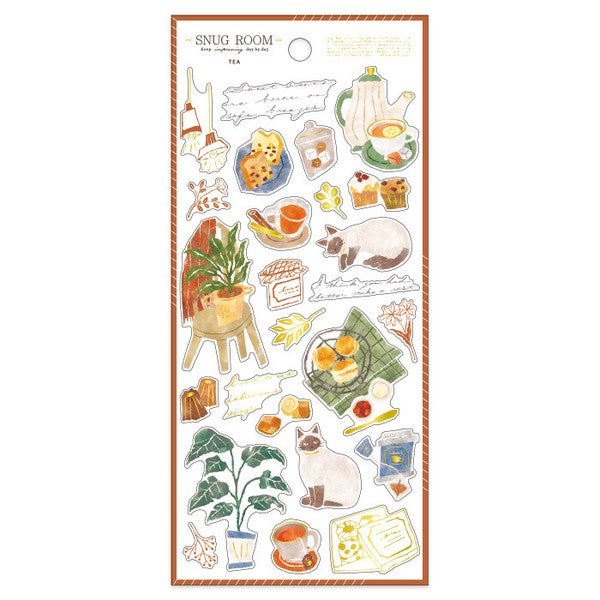 Mind Wave Sticker Sheet Snug Room Tea