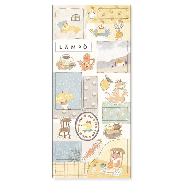 Mind Wave Sticker Sheet Lampo Rainy Fox