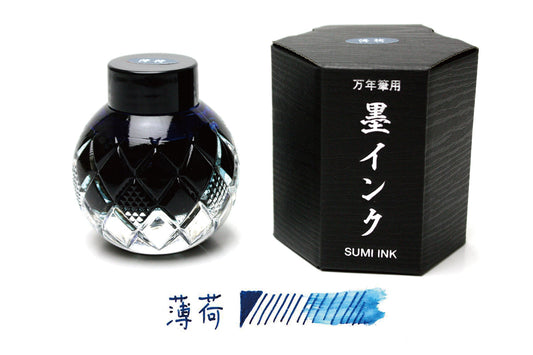 Mitasanshodo Fountain Pen Ink Sumi Haka-Blue Black