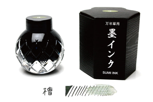 Mitasanshodo Fountain Pen Ink Sumi Hinoki Yellow