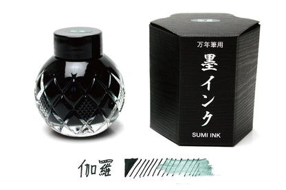 Mitasanshodo Fountain Pen Ink Sumi Kyara Green