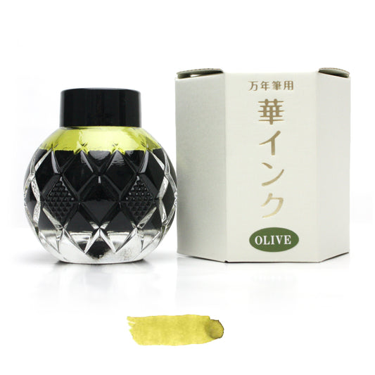 Mitasanshodo Fountain Pen Ink Hana Olive
