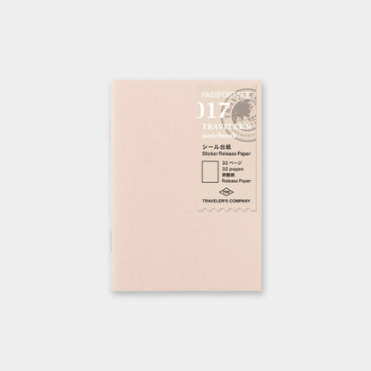 Travelers Notebook Passport Sticker Insert 017