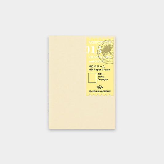 Travelers Notebook Passport Cream Insert 013