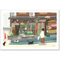 Postcard Tabi-Neko Kyoto Florist