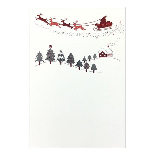 Postcard Rokkaku Santa