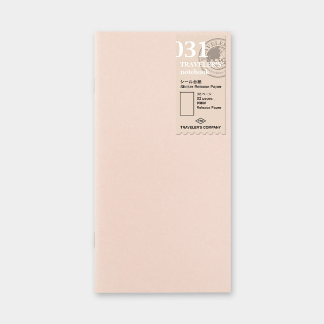 Travelers Notebook Regular Sticker Insert 031