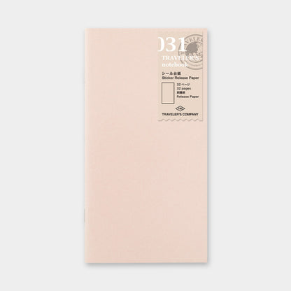 Travelers Notebook Regular Sticker Insert 031