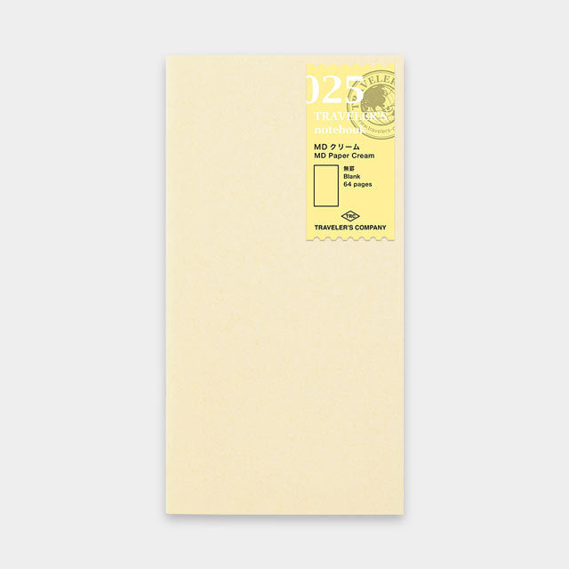 Travelers Notebook Regular Cream Insert 025