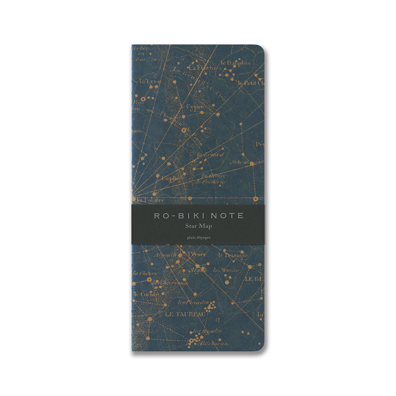 Ro-biki note notebook Star Map Plain