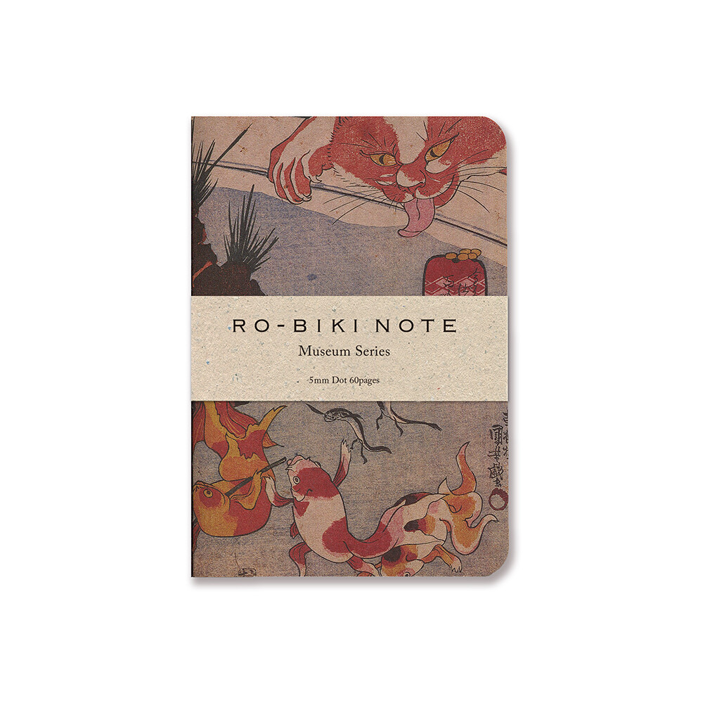 Ro-biki note notebook Passport Dotted Shape Series Kingyo