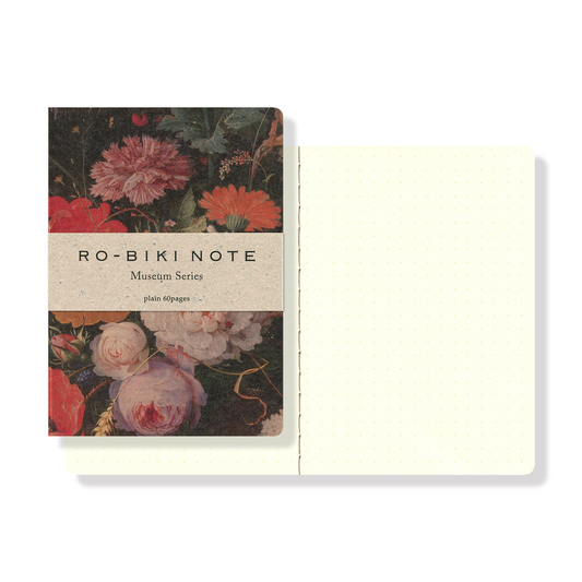 Ro-biki note notebook Passport Dotted Museum Series Flower