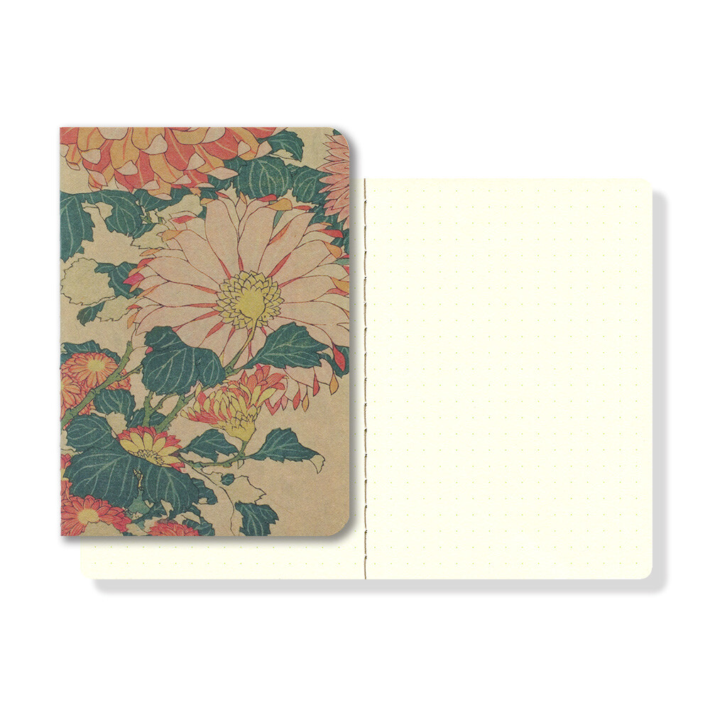 Ro-biki note notebook Passport Dotted Museum Series Kiku