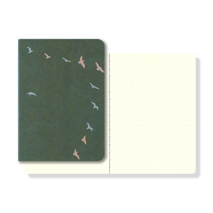 Ro-biki note notebook Passport Dotted Shape Series Flying Birds