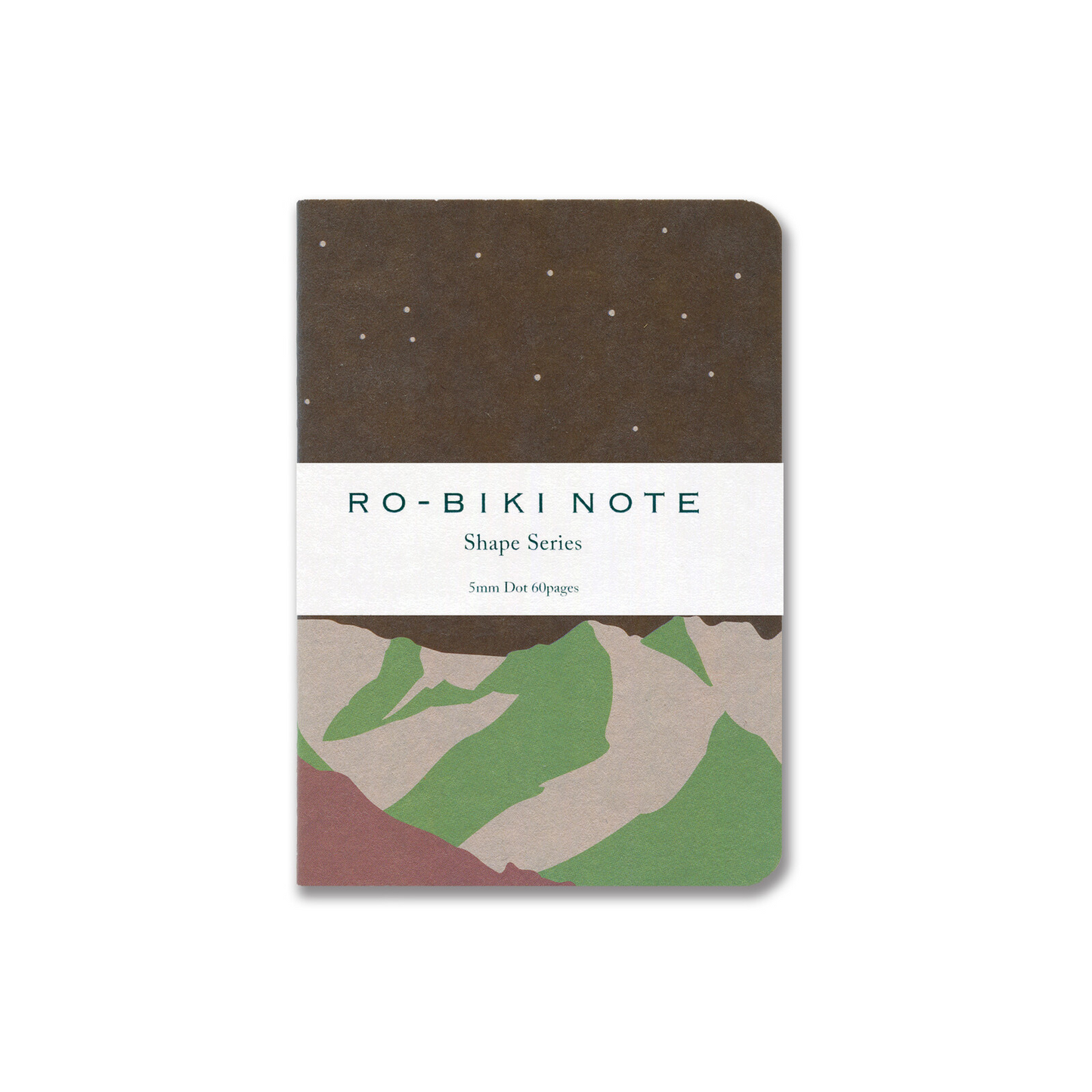 Ro-biki note notebook Passport Dotted Shape Series Mountain Night