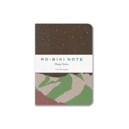 Ro-biki note notebook Passport Dotted Shape Series Mountain Night