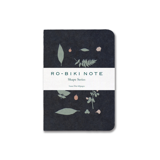 Ro-biki note notebook Passport Dotted Shape Series Wild Plants