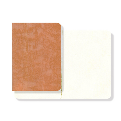 Ro-biki note notebook Passport Plain Texture Series Orange