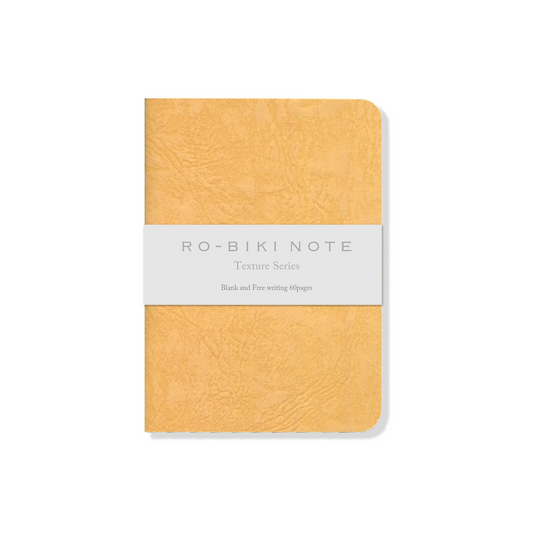 Ro-biki note notebook Passport Plain Texture Series Yellow