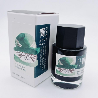 Sato Hiroshi Craft x Ink Mazeru Base Coat Blue