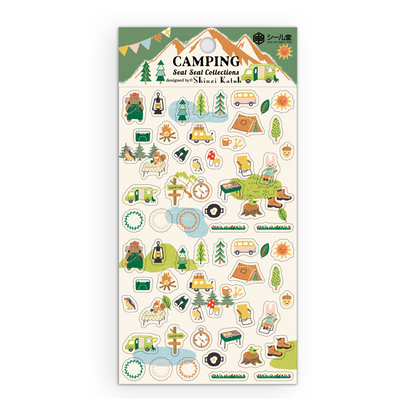 Seal Do Sticker Sheet Shinzi Katoh Camping