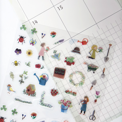Seal Do Sticker Sheet Shinzi Katoh Gardening