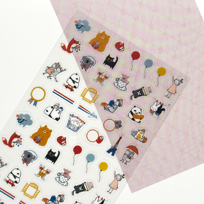 Seal Do Sticker Sheet Shinzi Katoh Monepeluche