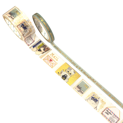 Seal Do Washi tape Shinzi Katoh My Dear Cats- Cat Letters