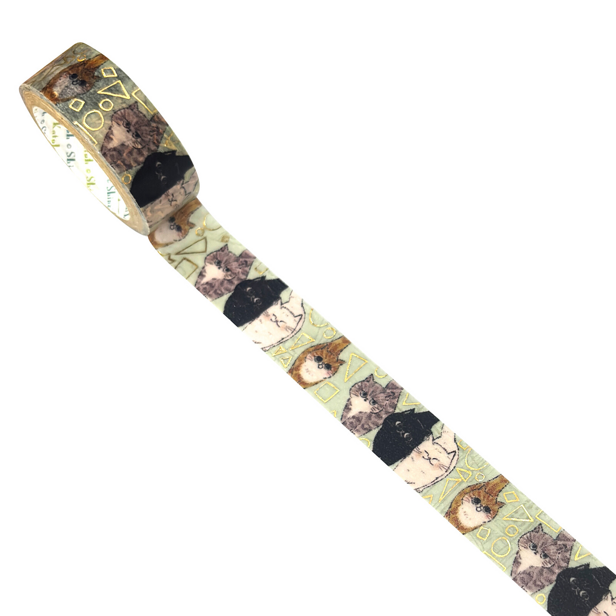 Seal Do Washi tape Shinzi Katoh My Dear Cats - Curious Cats