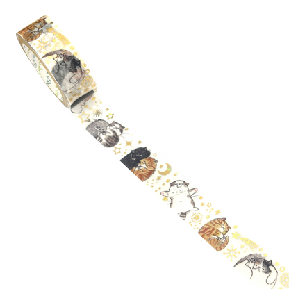 Seal Do Washi tape Shinzi Katoh My Dear Cats - Happy Nap