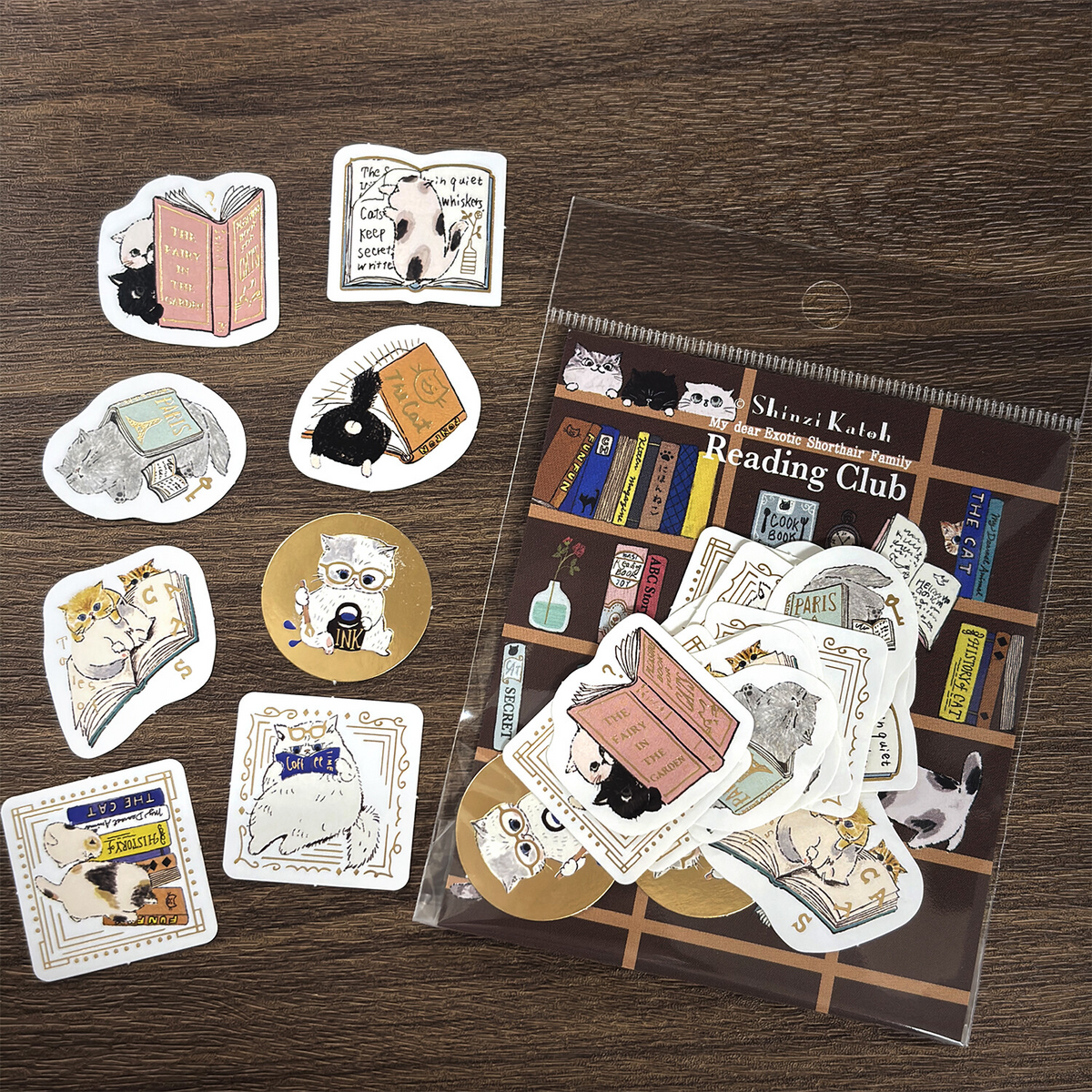 Seal Do Flake Stickers Shinzi Katoh Reading Club